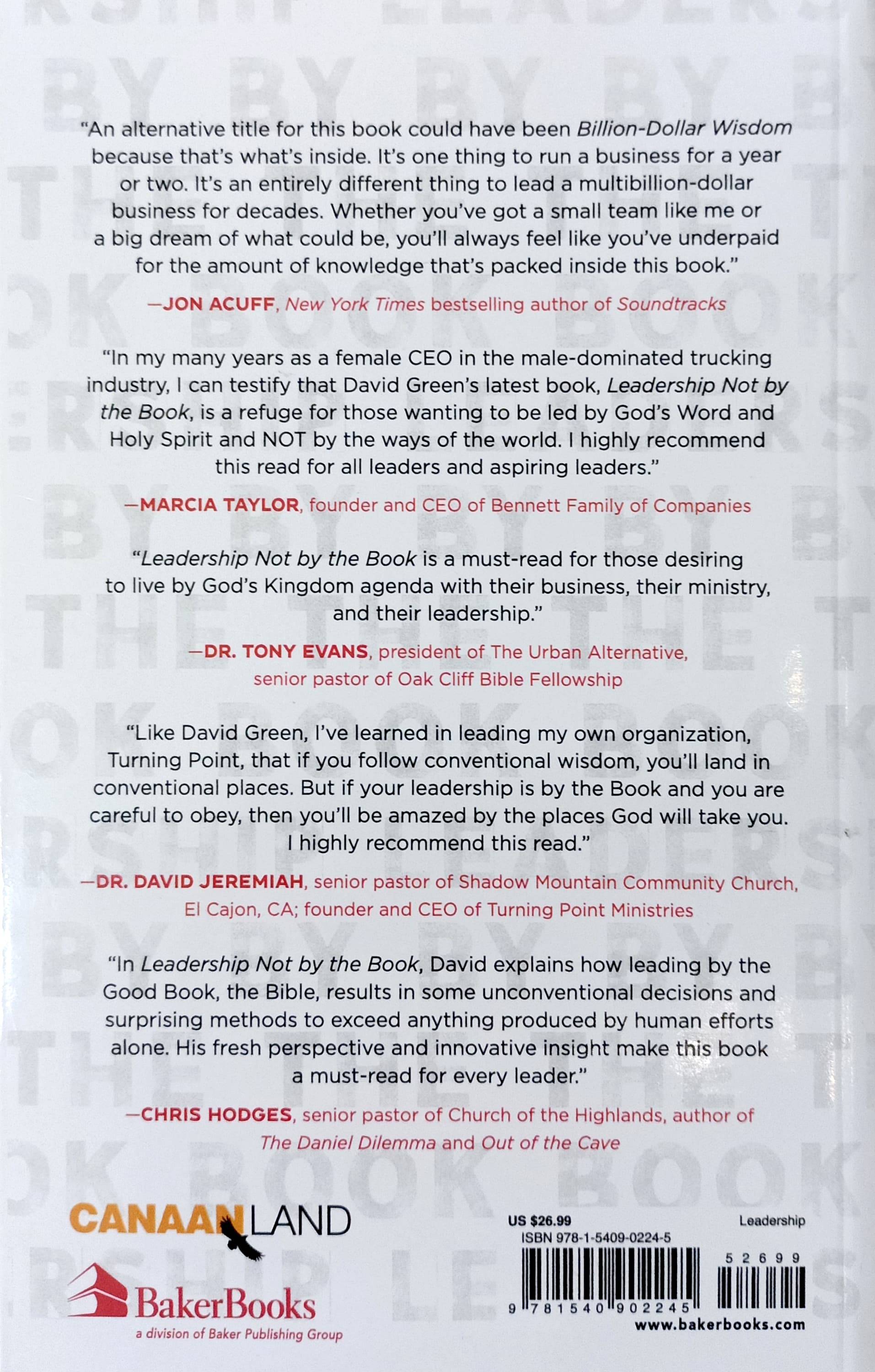 Leadership Not by the Book 12 Unconventional Principles to Drive